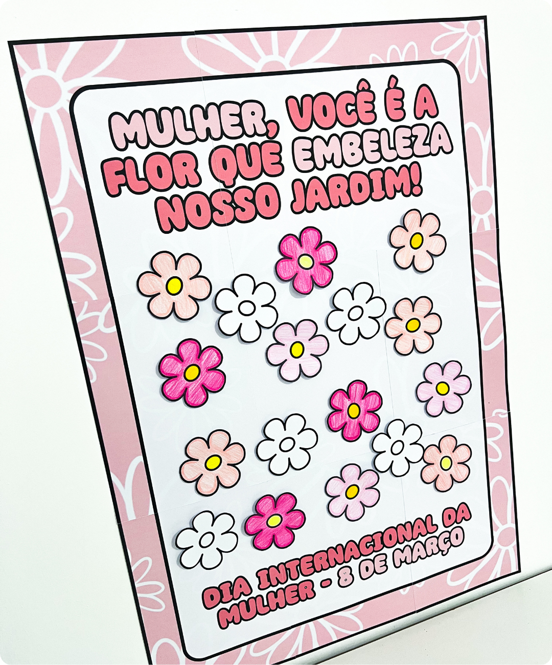 Cartaz colaborativo de Dia da Mulher para imprimir — amostra 4: Para quem o material é indicado