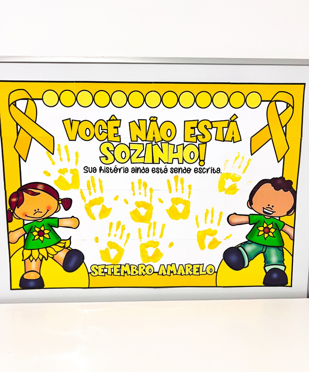 Cartaz colaborativo de Setembro Amarelo para imprimir — amostra 4: Para quem a proposta é indicada