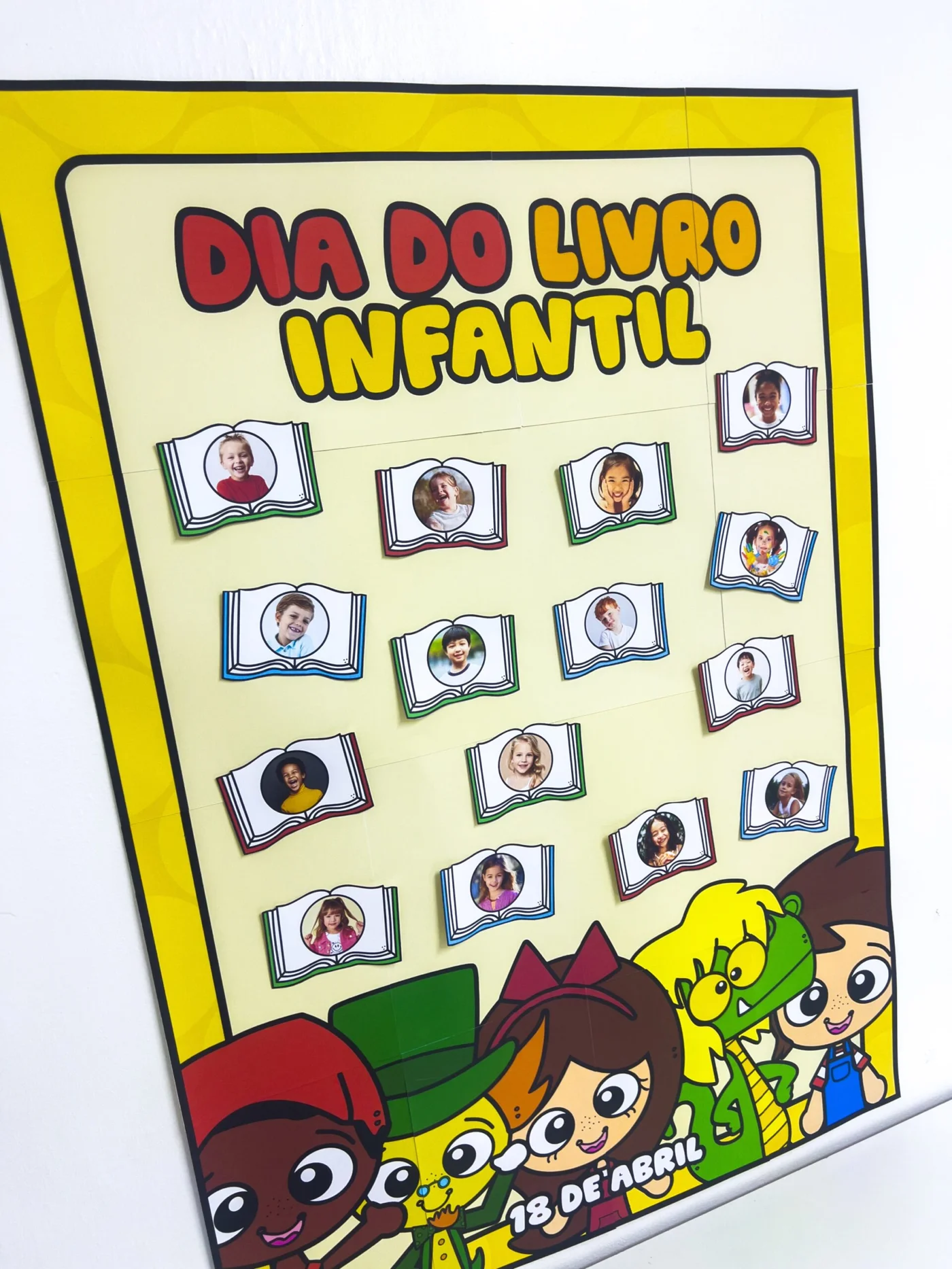 Cartaz colaborativo dia do livro infantil — amostra 1: Cartaz Colaborativo Dia do Livro Infantil Sítio do Picapau Amarelo…