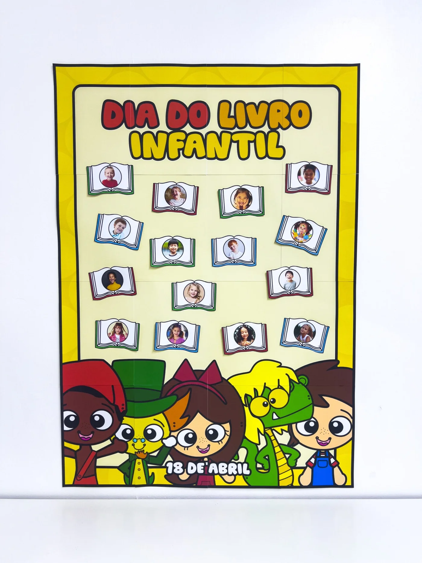 Cartaz colaborativo dia do livro infantil — amostra 2: Cartaz Colaborativo Dia do Livro Infantil Sítio do Picapau Amarelo…