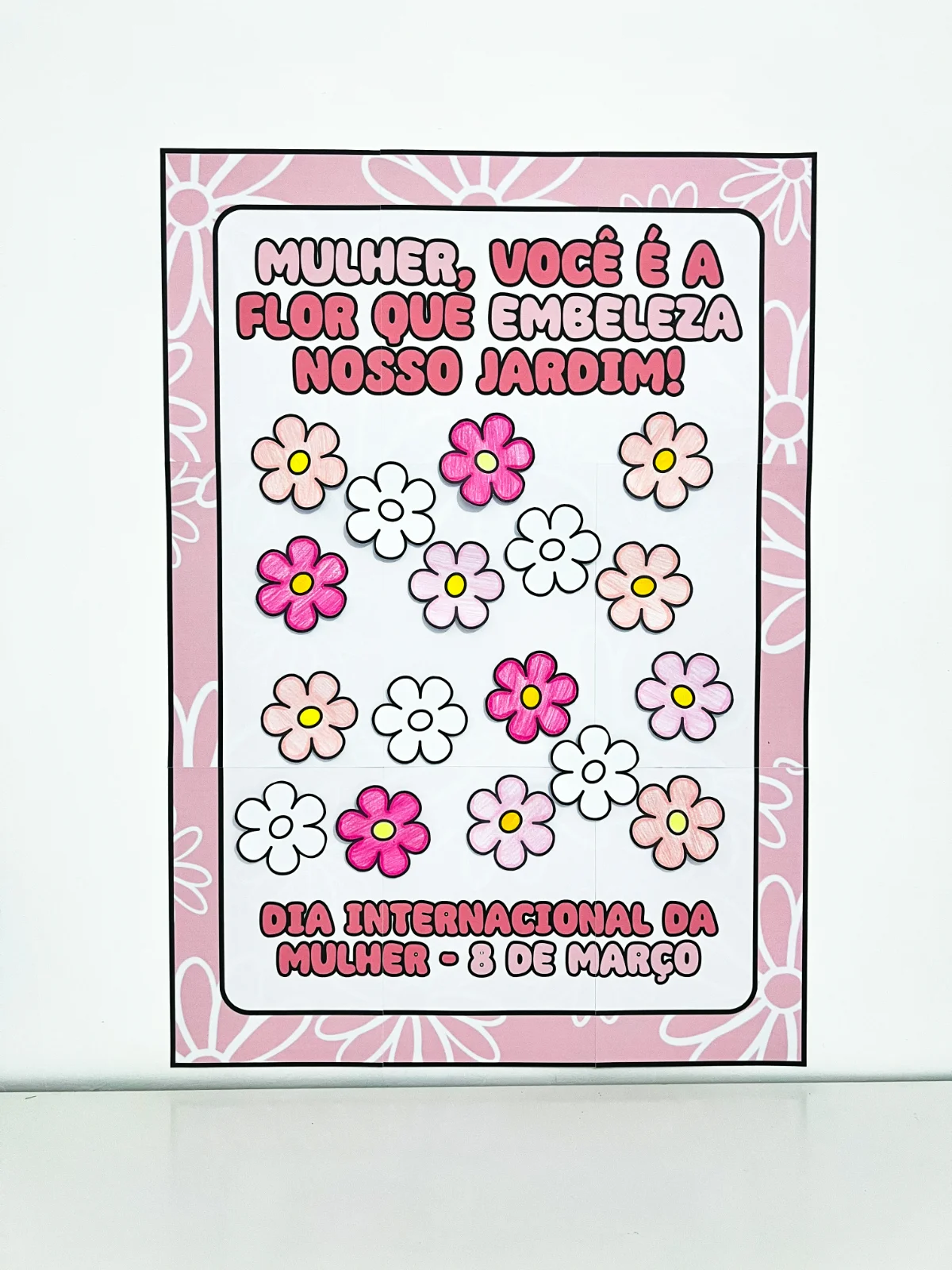 Cartaz Colaborativo Dia Internacional da Mulher — capa do material