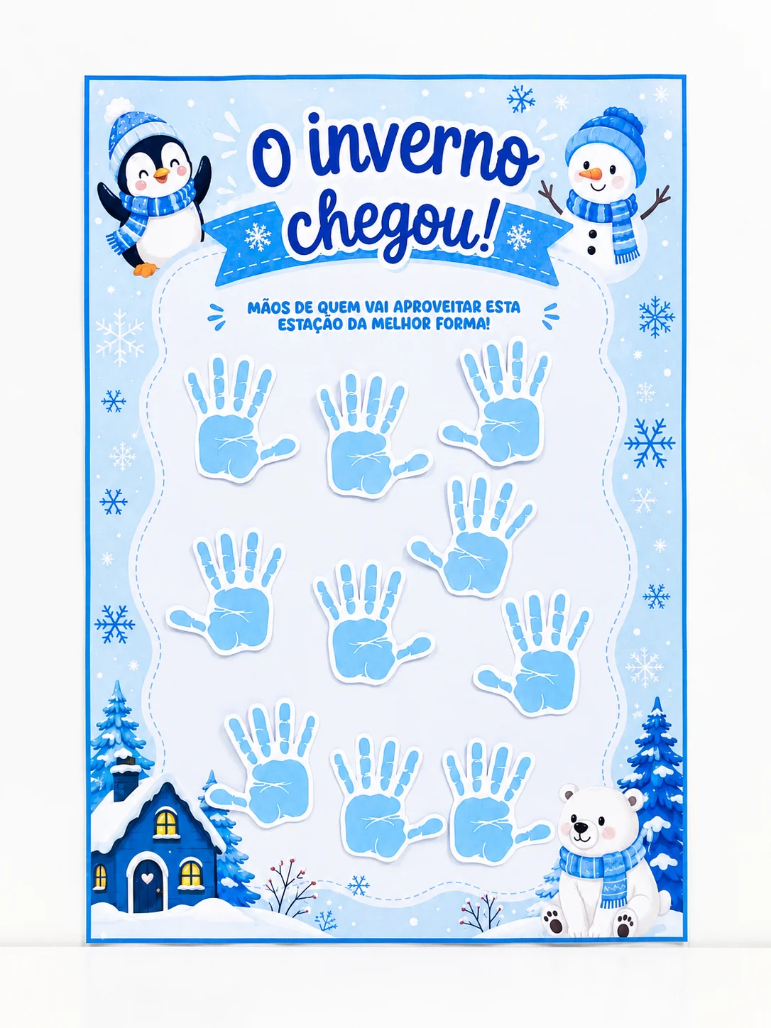 Cartaz Colaborativo Início do Inverno – Material Pedagógico — amostra 2: Uma proposta divertida e afetiva para celebrar a…