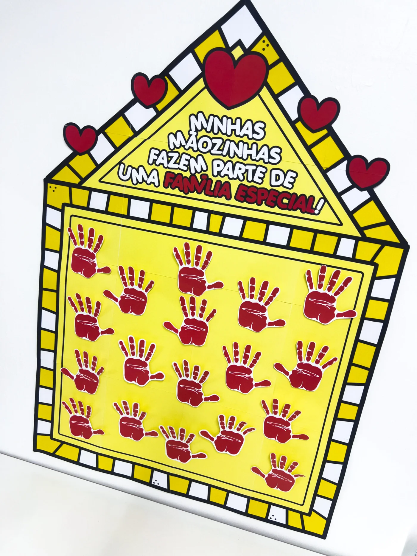 Cartaz Colaborativo Mãozinhas Dia da Família — amostra 1: Cartaz Colaborativo Mãozinhas Dia da Família Este material…