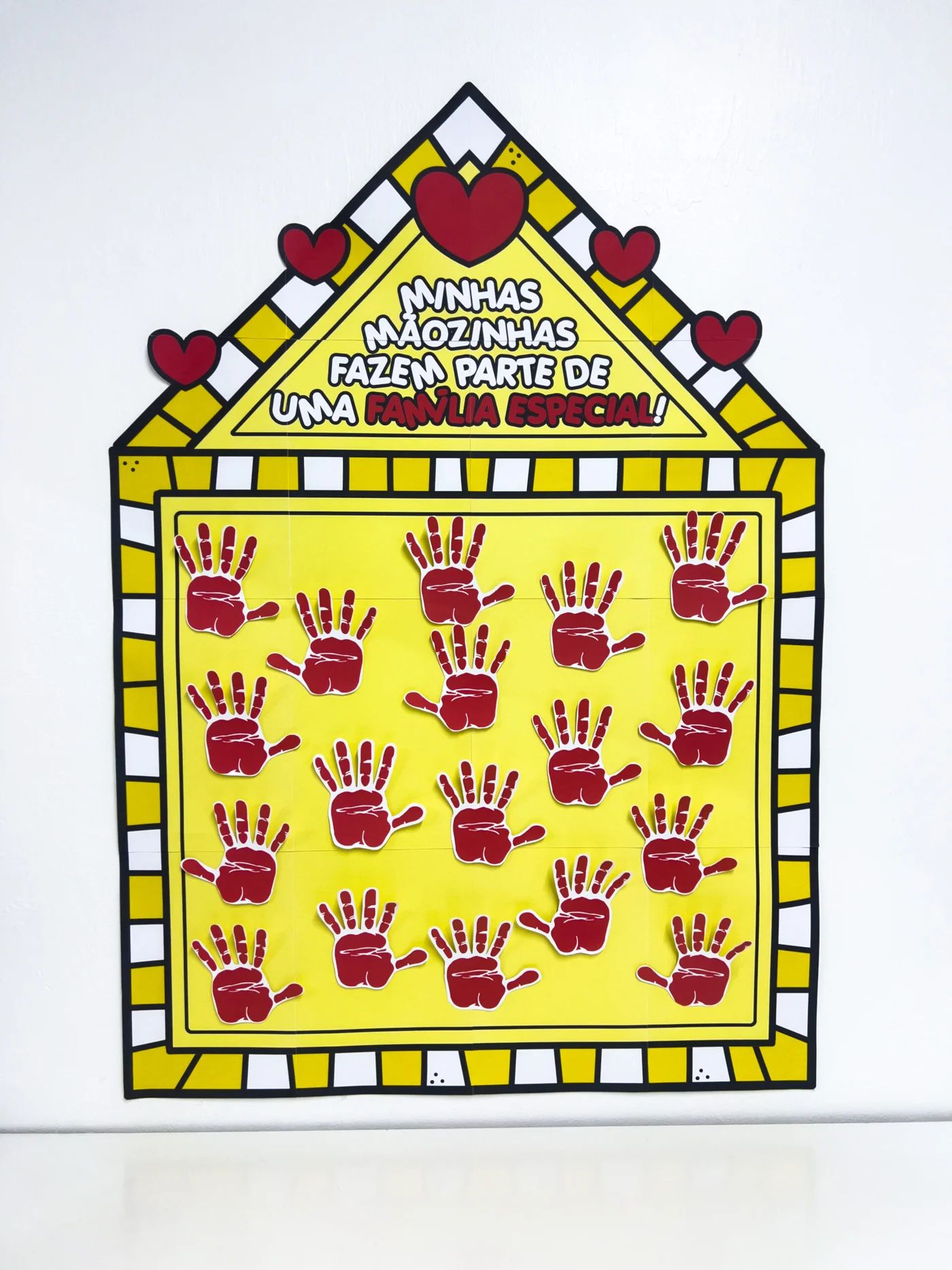 Cartaz Colaborativo Mãozinhas Dia da Família — amostra 2: Cartaz Colaborativo Mãozinhas Dia da Família Este material…
