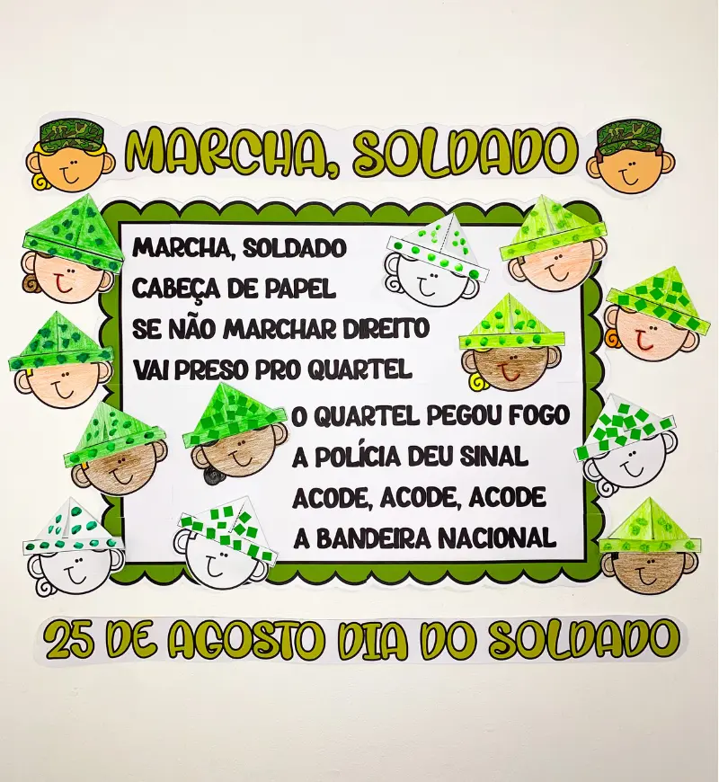 Cartaz Colaborativo Marcha Soldado para Imprimir — amostra 2: O que vem no material