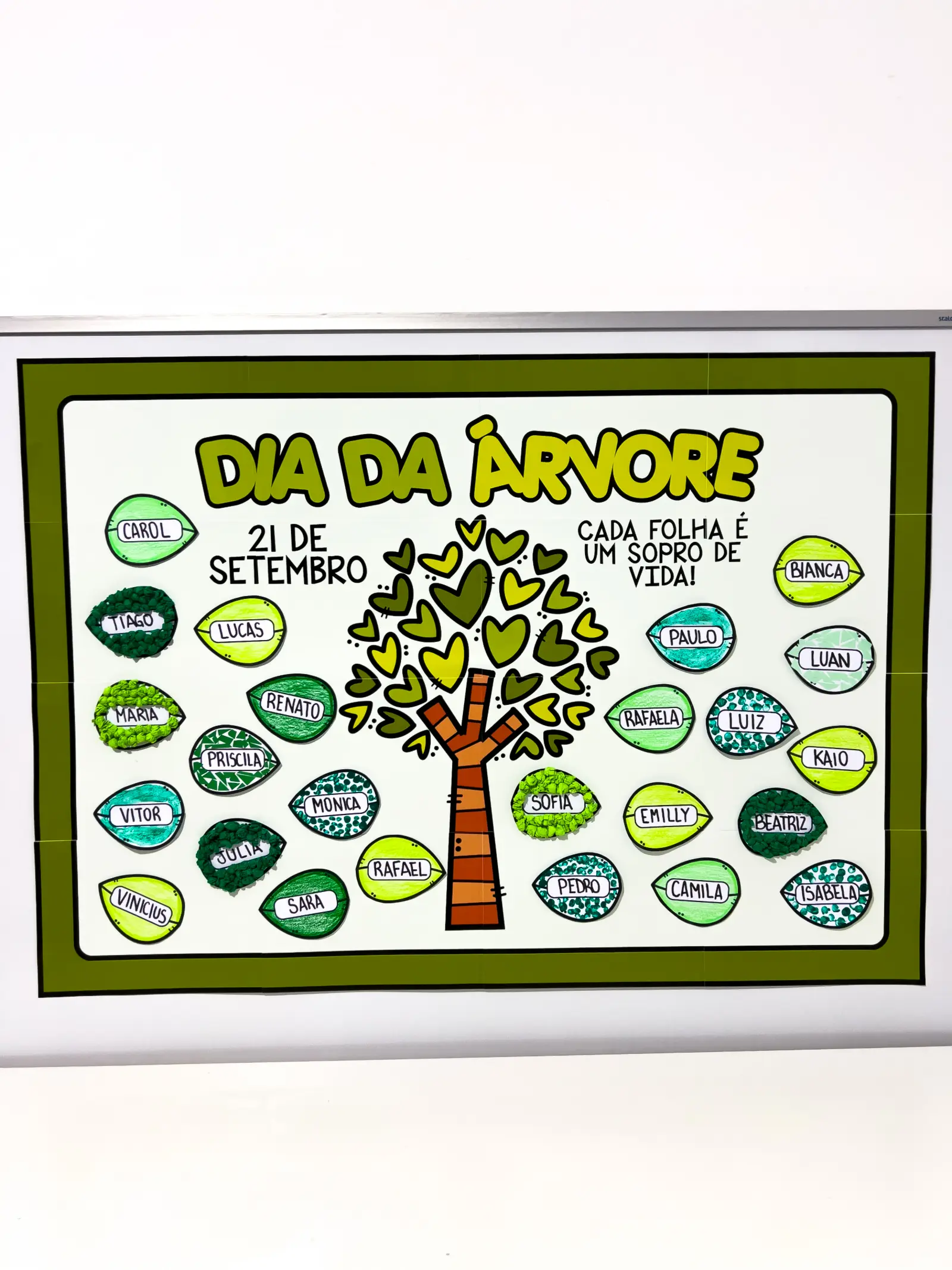 Cartaz colaborativo para o Dia da Árvore — capa do material