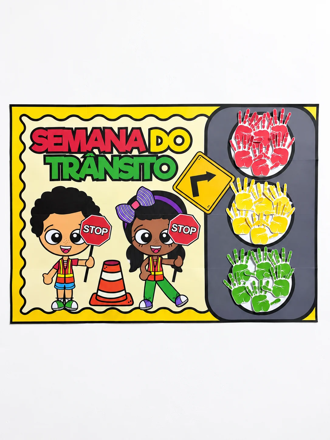 Cartaz Colaborativo Semana do Trânsito – Atividade Infantil — capa do material
