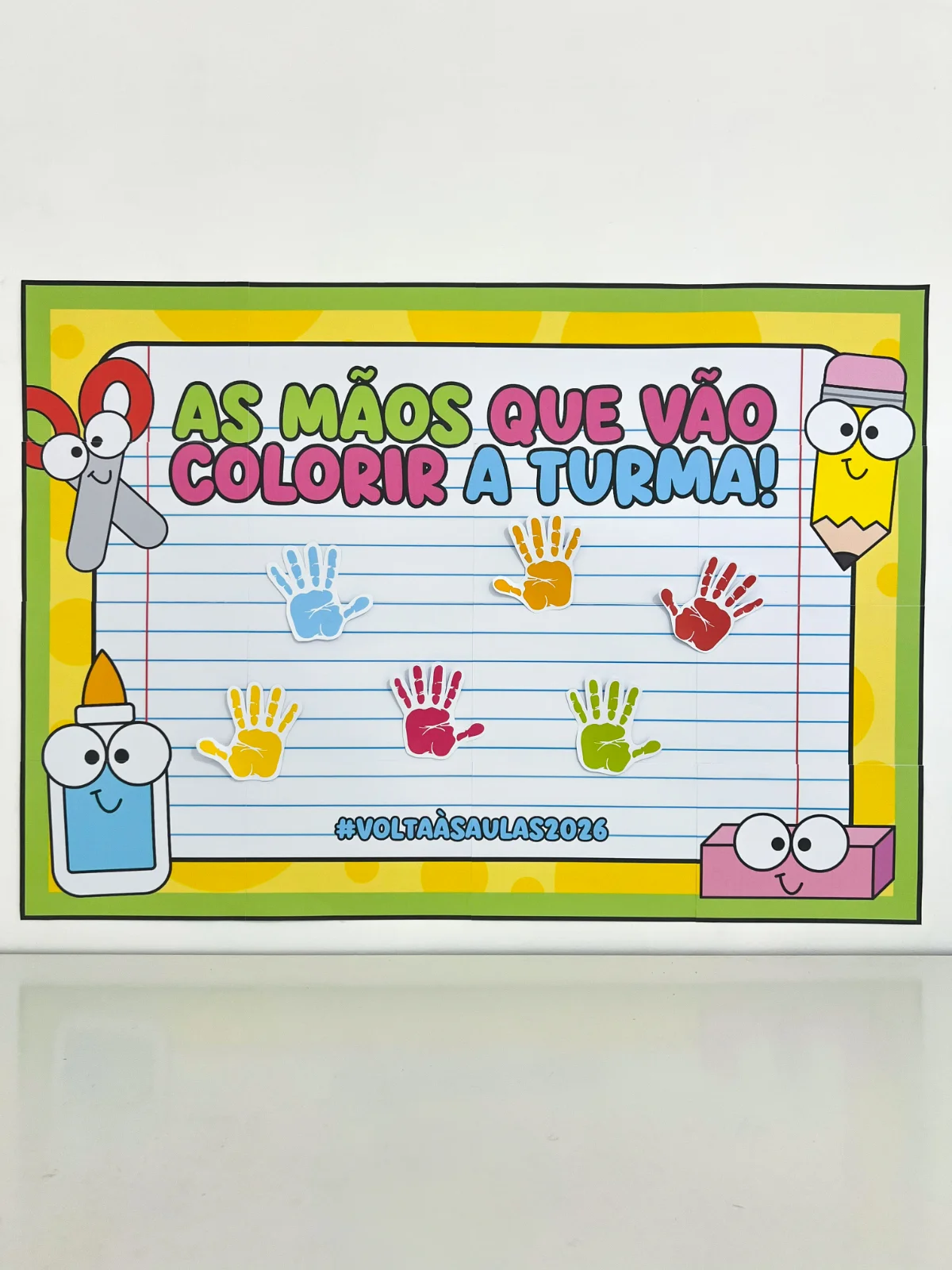 Cartaz Colaborativo Volta às Aulas 2026 – Material Pedagógico — amostra 2: O Cartaz Colaborativo Volta às Aulas 2026 é um…