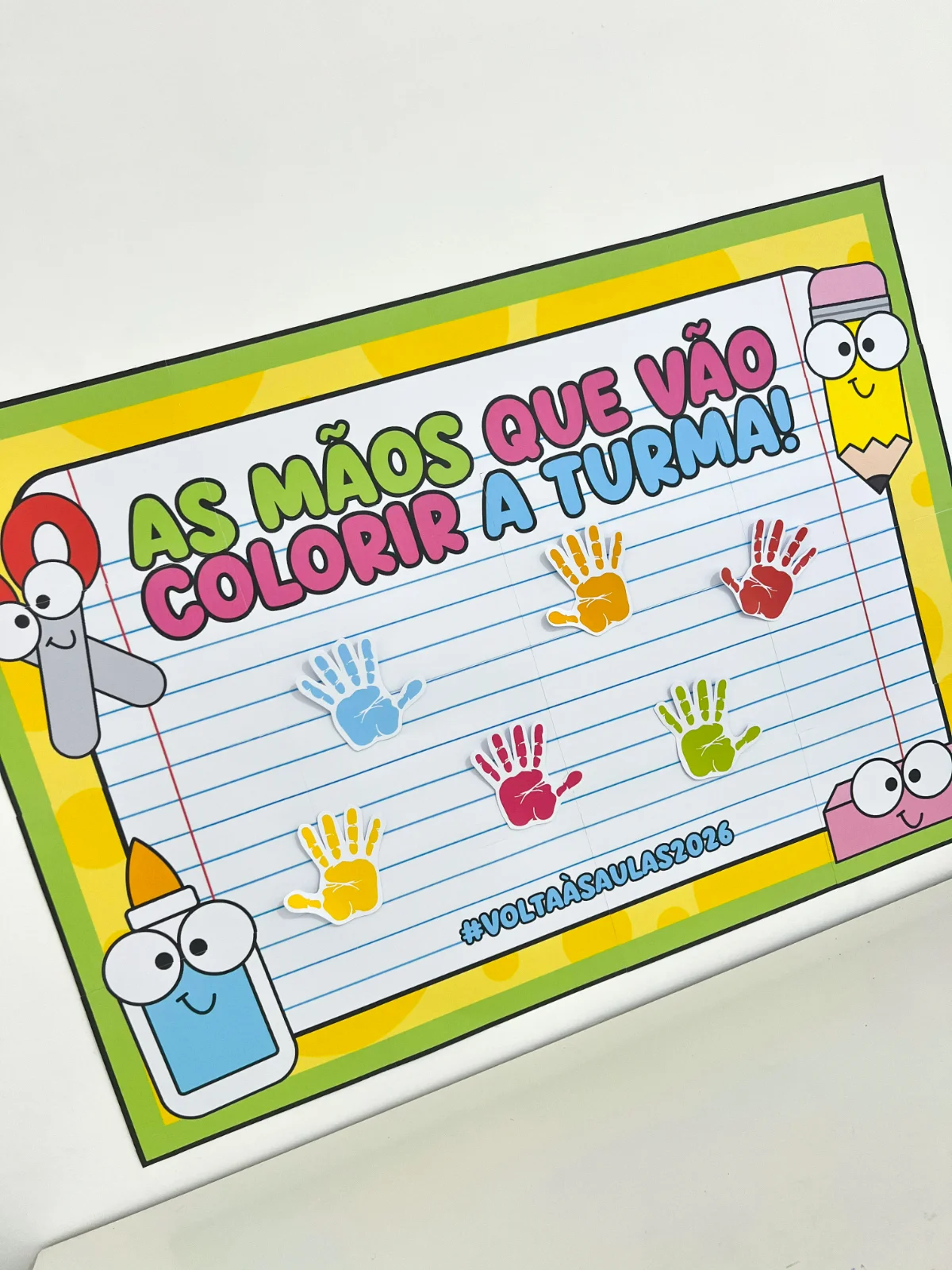 Cartaz Colaborativo Volta às Aulas 2026 – Material Pedagógico — amostra 4: O Cartaz Colaborativo Volta às Aulas 2026 é um…