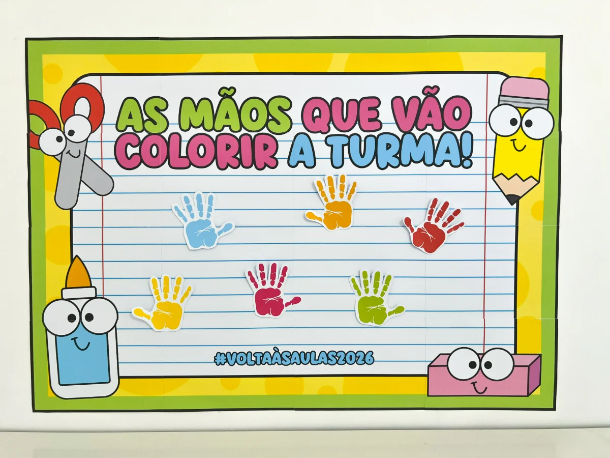 Cartaz Colaborativo Volta às Aulas 2026 – Material Pedagógico — capa do material
