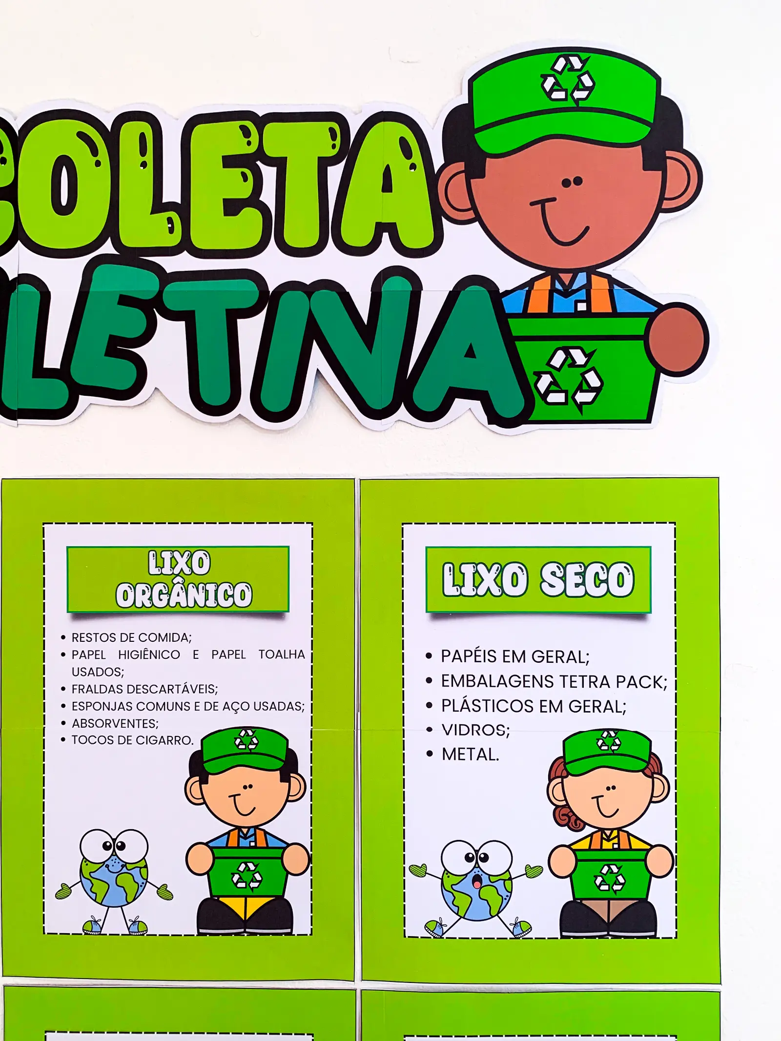 Cartaz Coleta Seletiva – Material Pedagógico — amostra 2: Sobre o Cartaz Coleta Seletiva