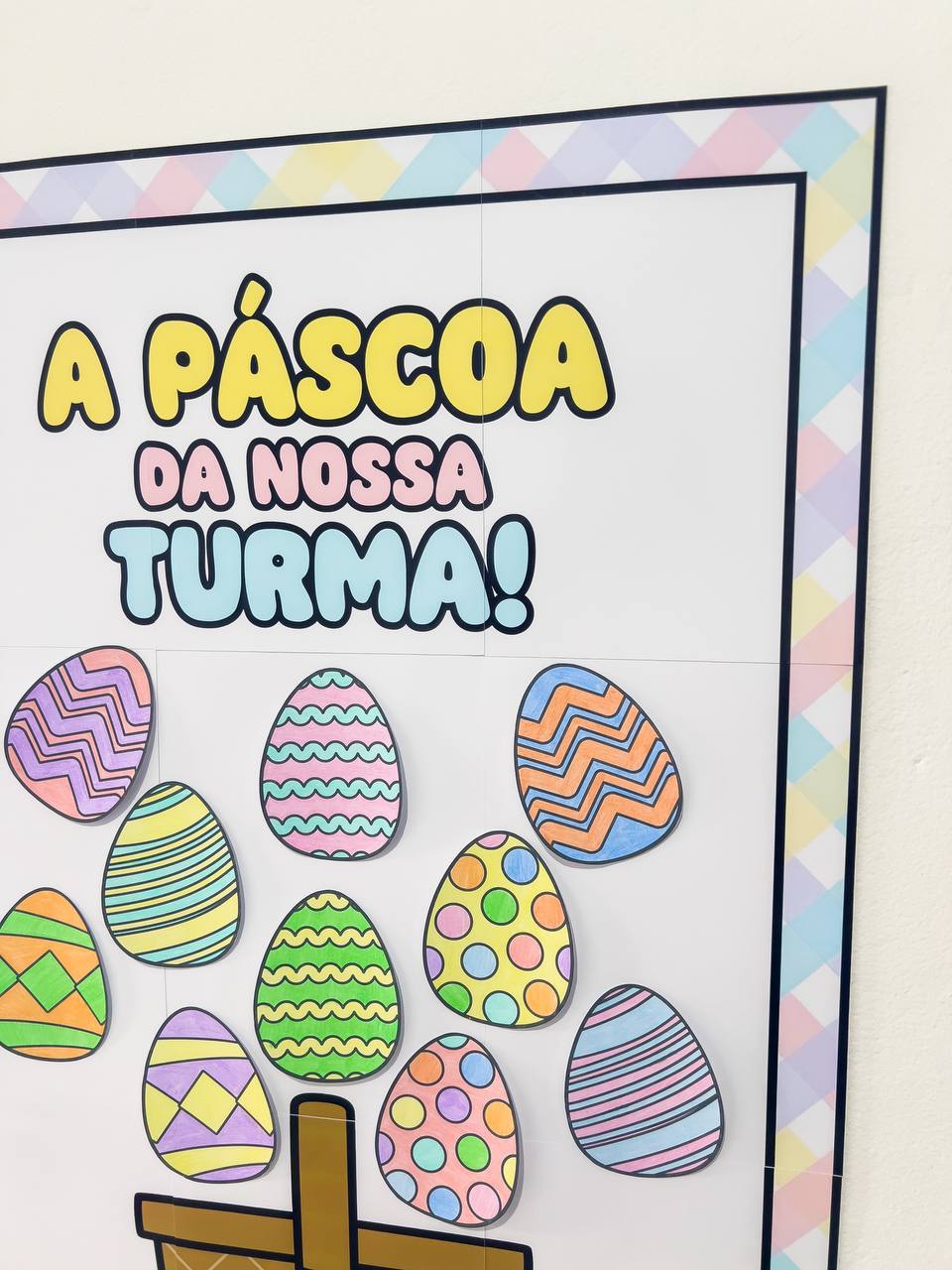 Cartaz coletivo de Páscoa para imprimir — amostra 5: Prepare uma proposta coletiva para a Páscoa com um PDF que reúne…
