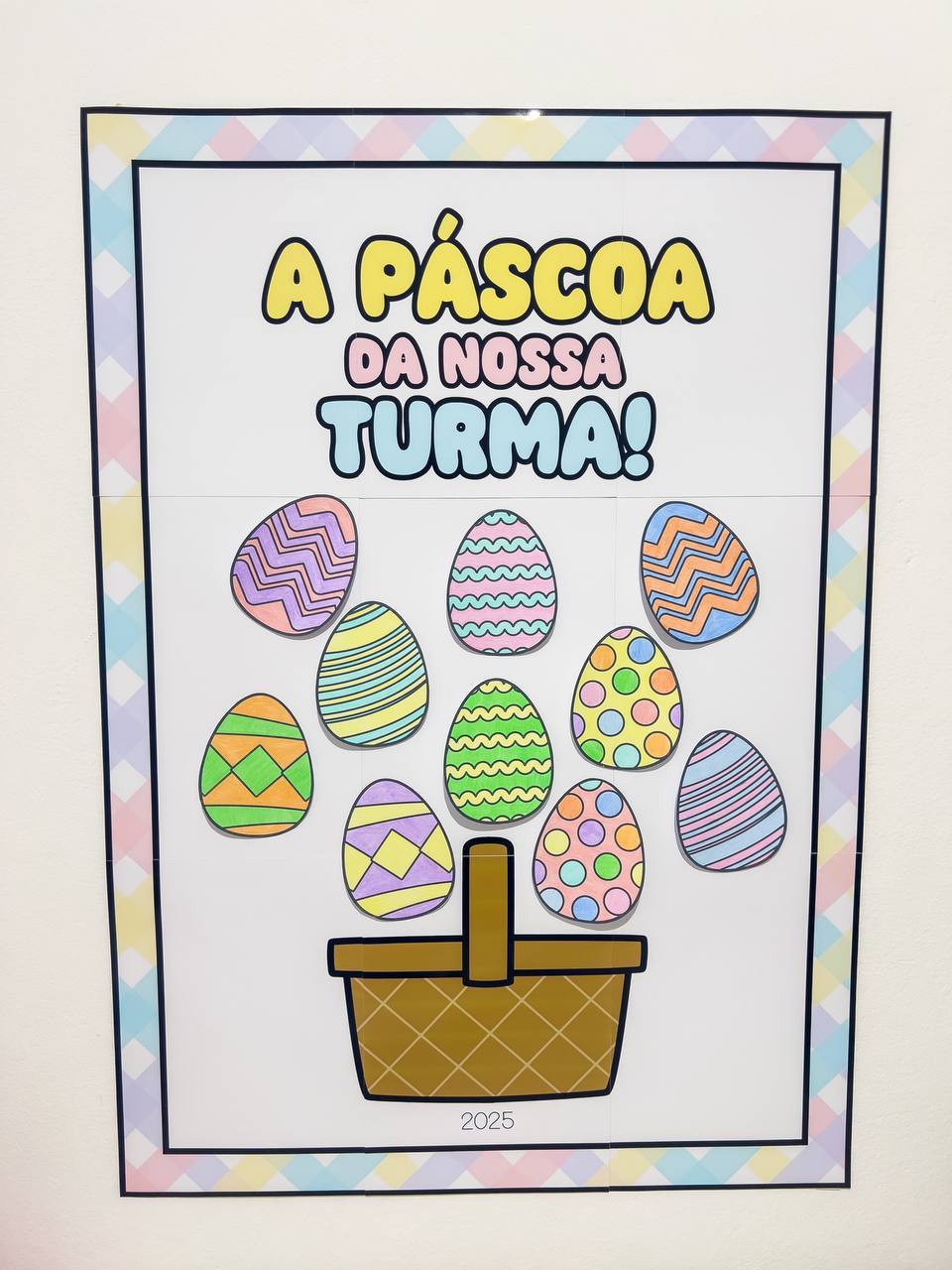 Cartaz coletivo de Páscoa para imprimir — amostra 6: Prepare uma proposta coletiva para a Páscoa com um PDF que reúne…