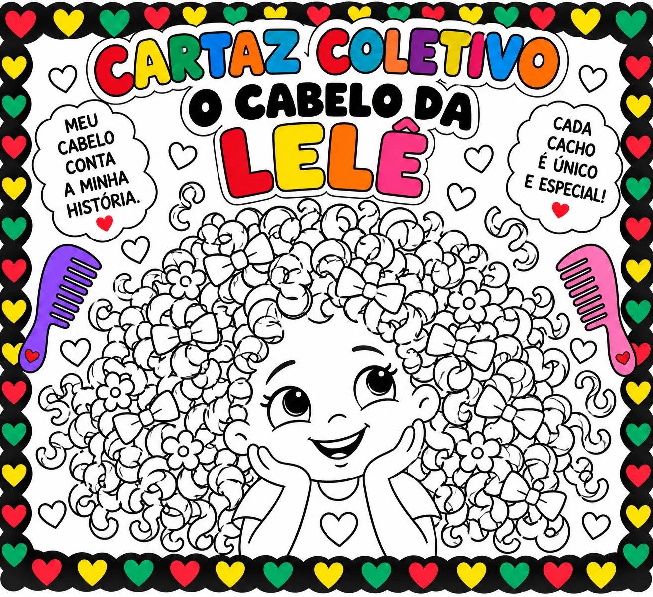 Cartaz coletivo “O Cabelo de Lelê” Consciência Negra Educação Infantil — amostra 4: Cartaz coletivo, O Cabelo de Lelê,… Cartaz coletivo “O Cabelo de Lelê” Consciência Negra Educação Infantil — amostra 4: Cartaz coletivo, O Cabelo de Lelê,…