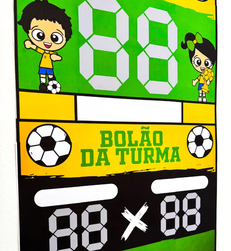 Cartaz Copa do Mundo: Contar e Torcer com a Turma — amostra 3: Como usar em sala de aula