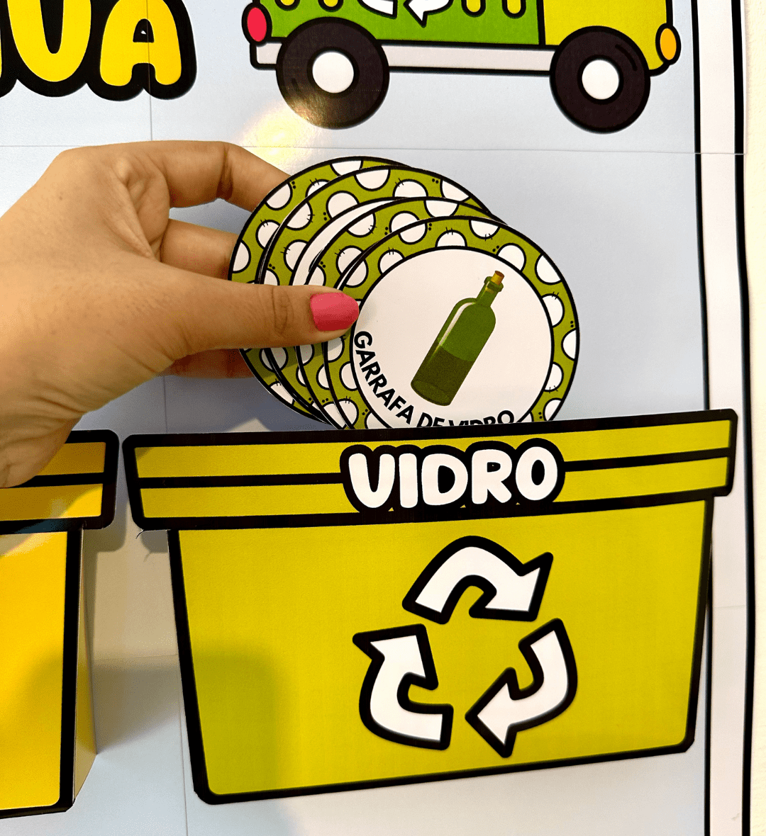 Cartaz de Coleta Seletiva para Educação Infantil e Anos Iniciais — amostra 3: Como usar em sala de aula