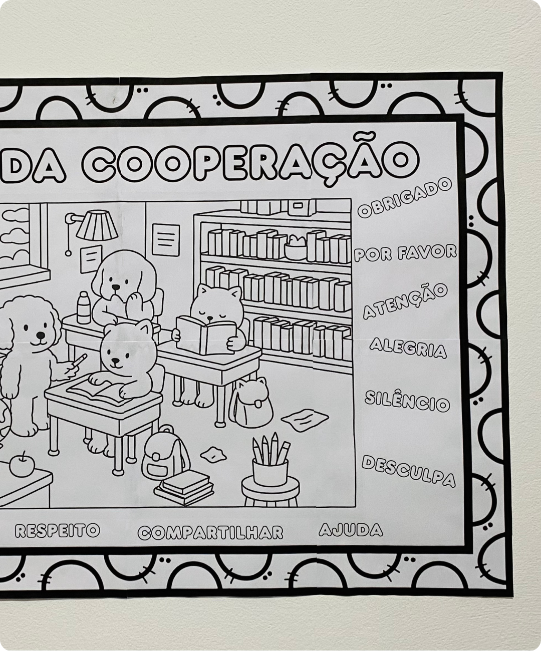 Cartaz de cooperação para imprimir – Bobbie Goods — amostra 2: Como aplicar com a turma