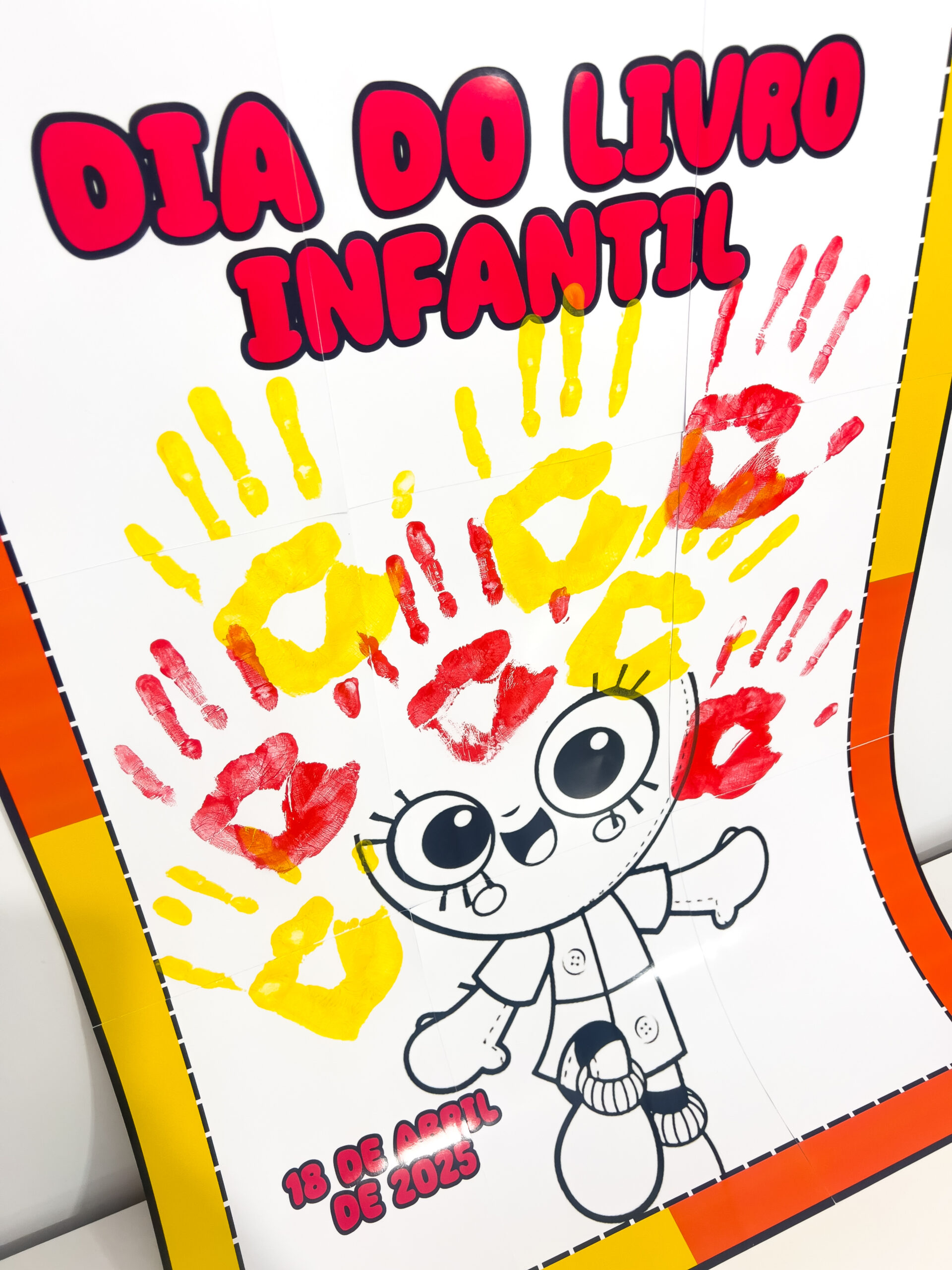 Cartaz de Emília para imprimir – Dia do Livro Infantil — amostra 1: Uma proposta coletiva para o Dia do Livro Infantil