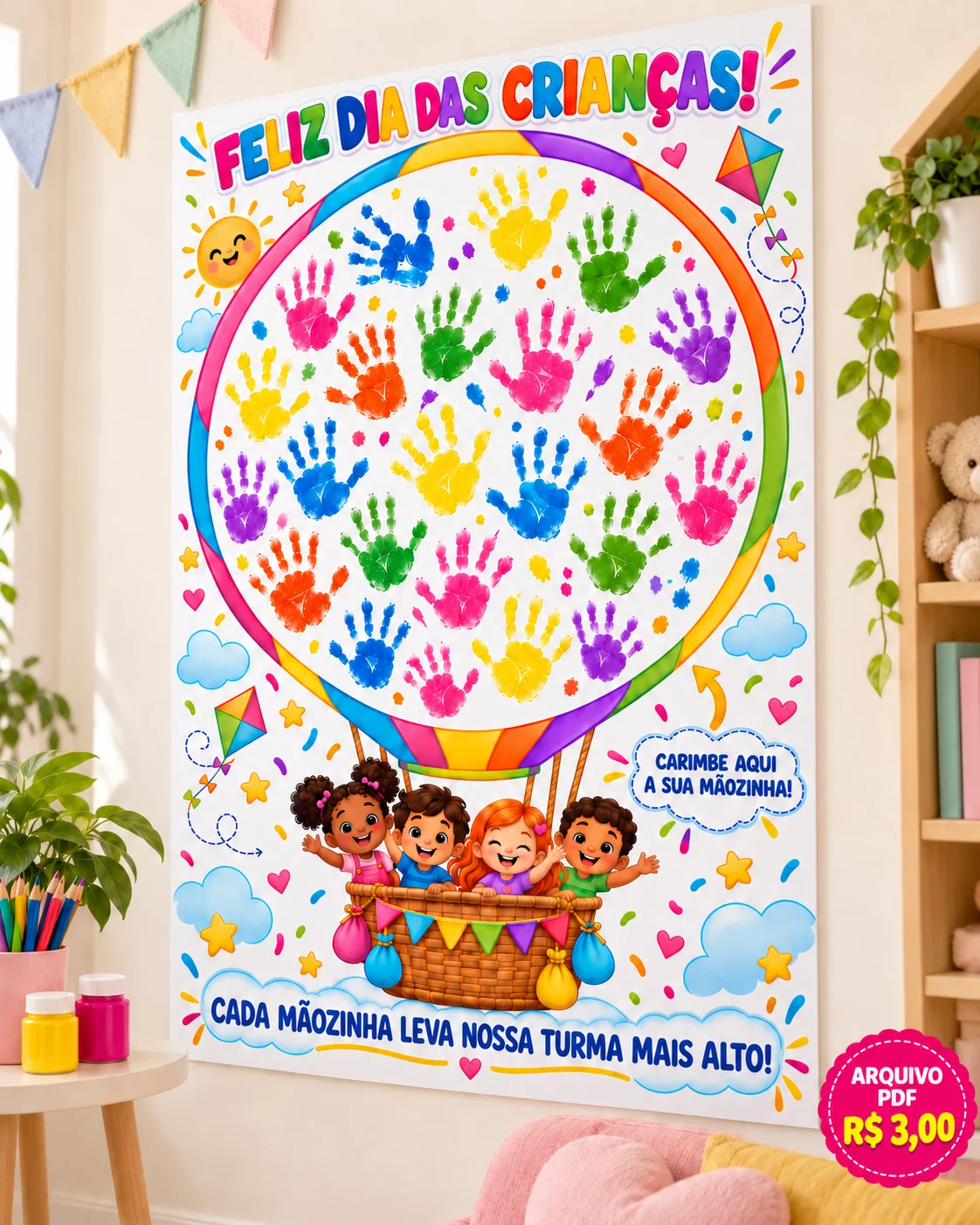 CARTAZ INTERATIVO DIA DAS CRIANÇAS ARQUIVO PDF — amostra 2: O QUE ESTÁ INCLUÍDO? CARTAZ INTERATIVO DIA DAS CRIANÇAS ARQUIVO PDF — amostra 2: O QUE ESTÁ INCLUÍDO?