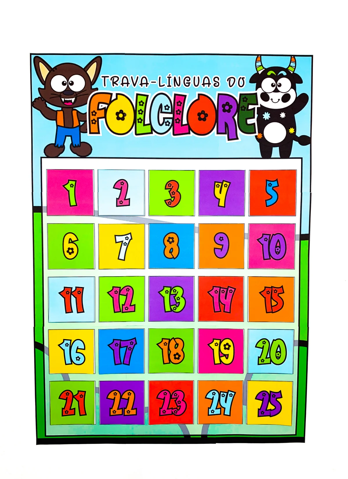 Cartaz Interativo – Trava-Línguas Folclóricos — capa do material
