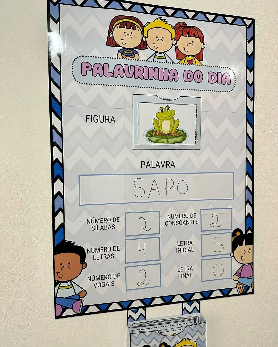 Cartaz palavrinha do dia – PDF para Imprimir | Alfabetização — Alfabetização para Educação Infantil: Torne a rotina de…