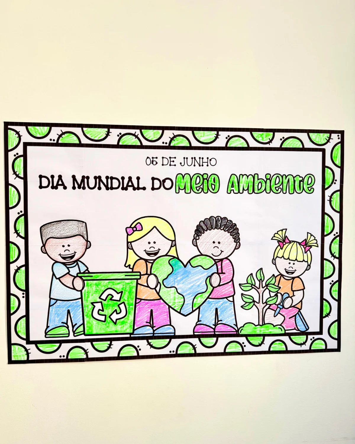 Cartaz para Colorir Meio Ambiente – PDF para Imprimir — capa do material