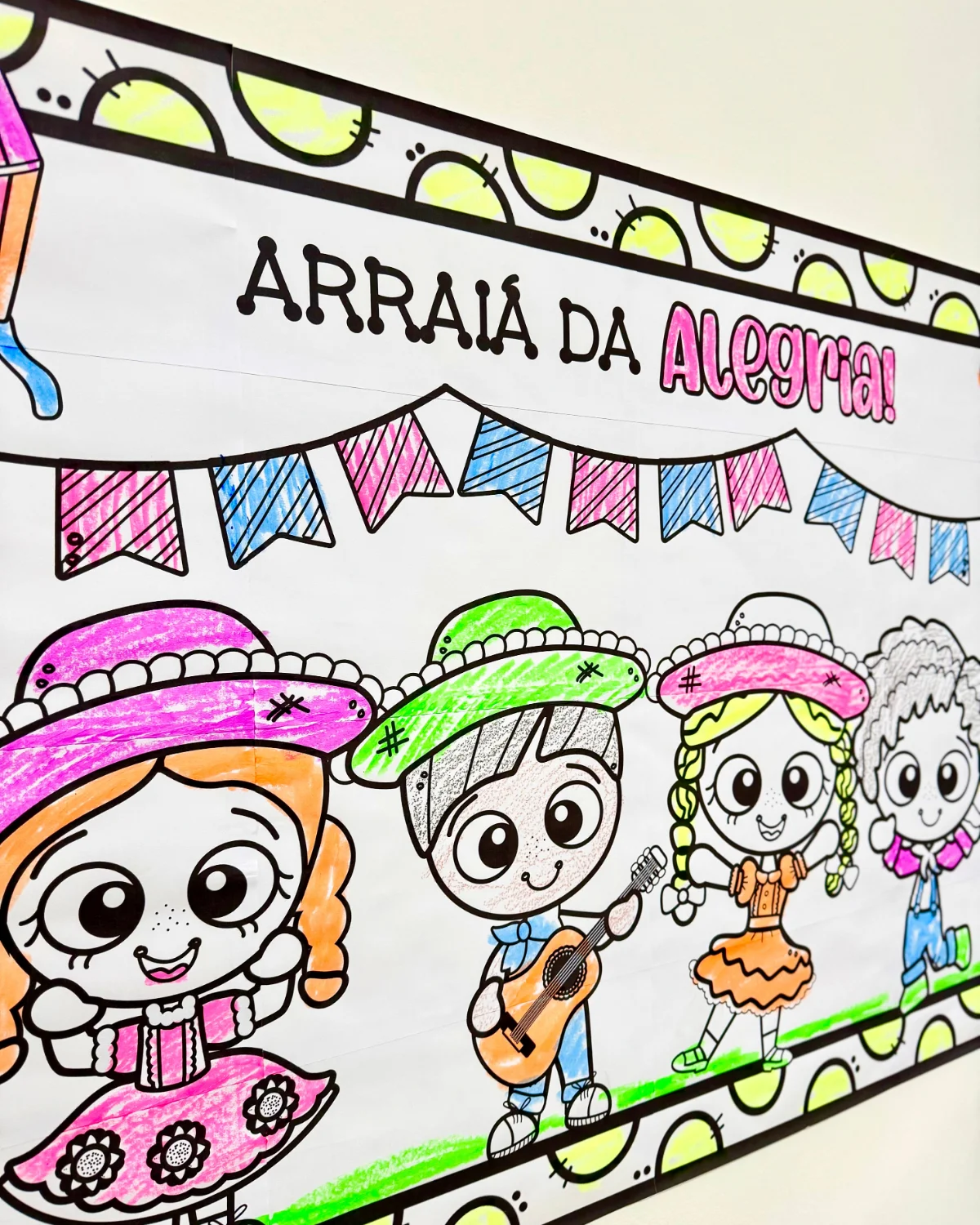Cartaz para Colorir - Tema Festa Junina – PDF para Imprimir — amostra 3: Para quem é indicado