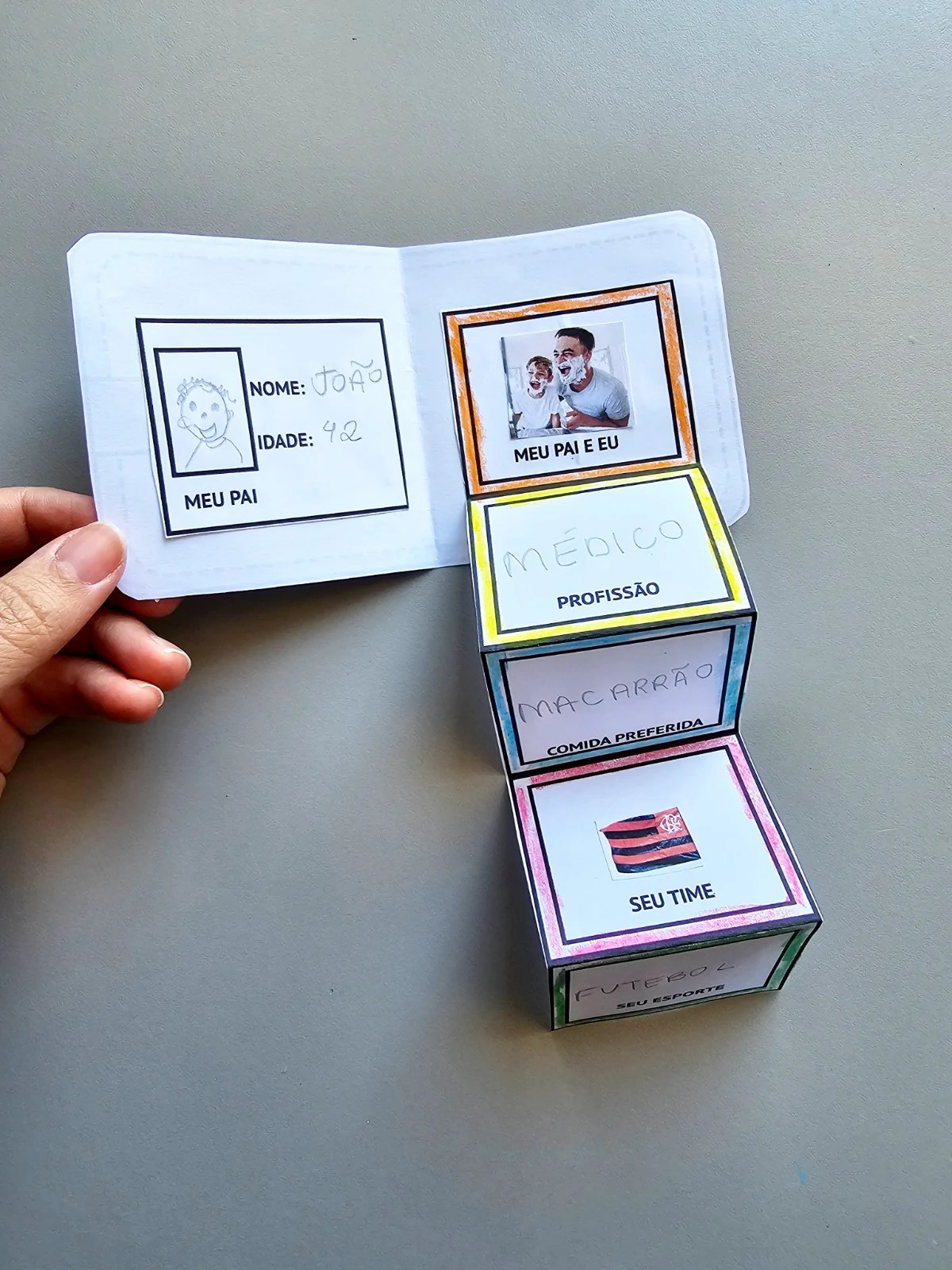 Carteira do Papai – Atividade e Lembrancinha para o Dia dos Pais — amostra 2: Atividade para o Dia dos Pais em que as…