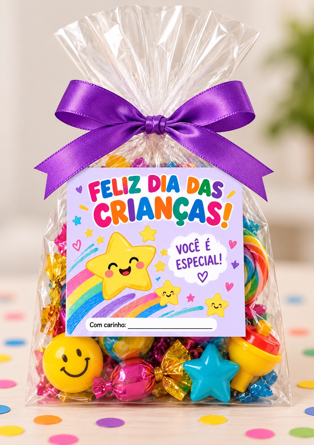Cartões Dia das Crianças para Lembrancinhas – 6 Modelos A4 — amostra 2: 6 modelos de cartões do Dia das Crianças para…