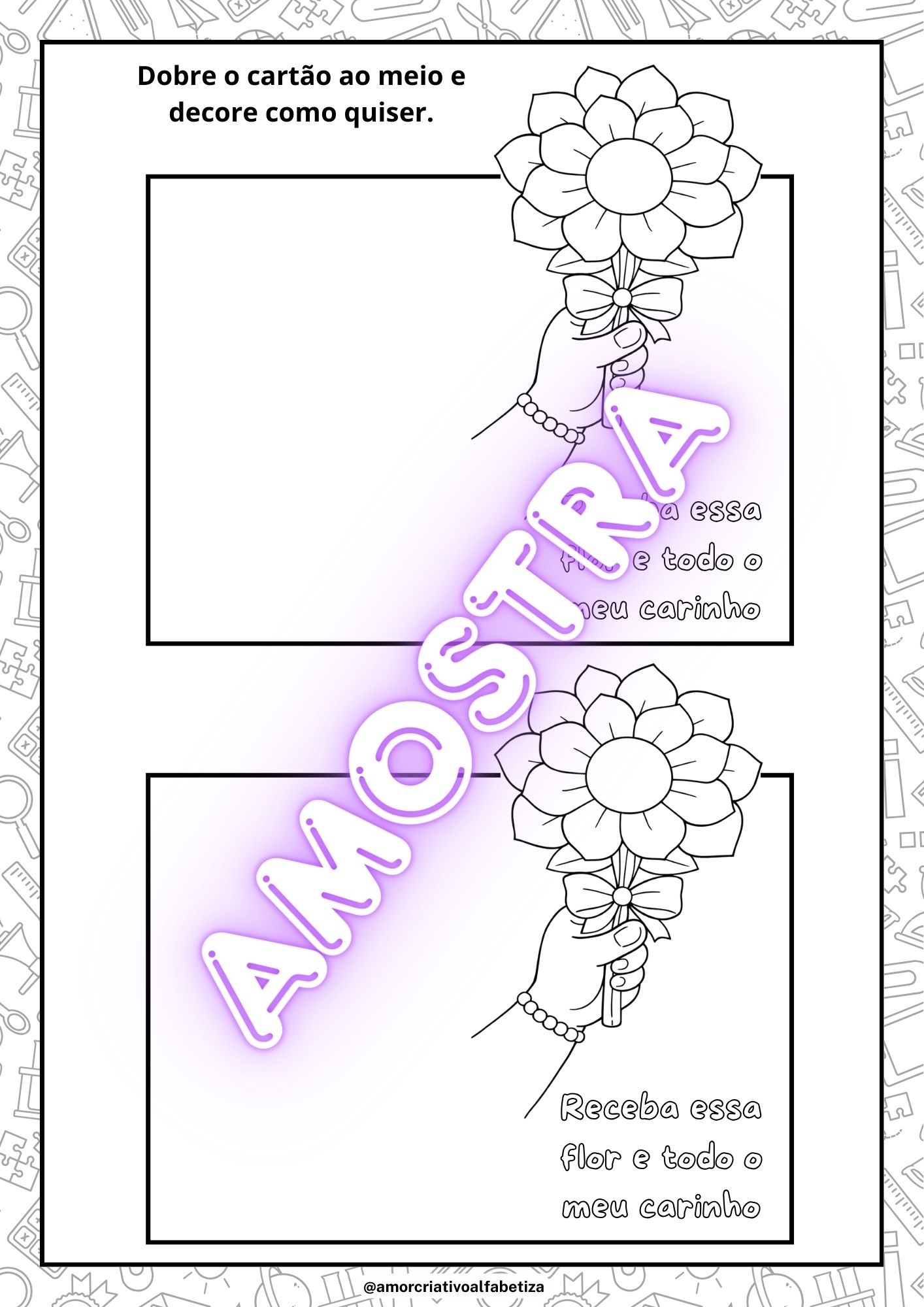 Cartões Dia Internacional da Mulher – Material Pedagógico — amostra 6: Cartões Dia Internacional da Mulher