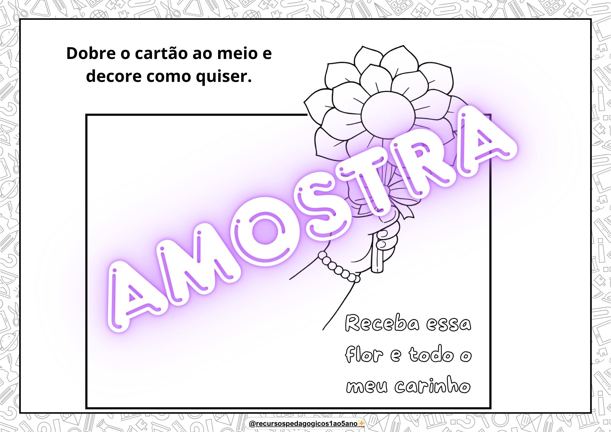 Cartões Dia Internacional da Mulher – Material Pedagógico — amostra 7: Cartões Dia Internacional da Mulher