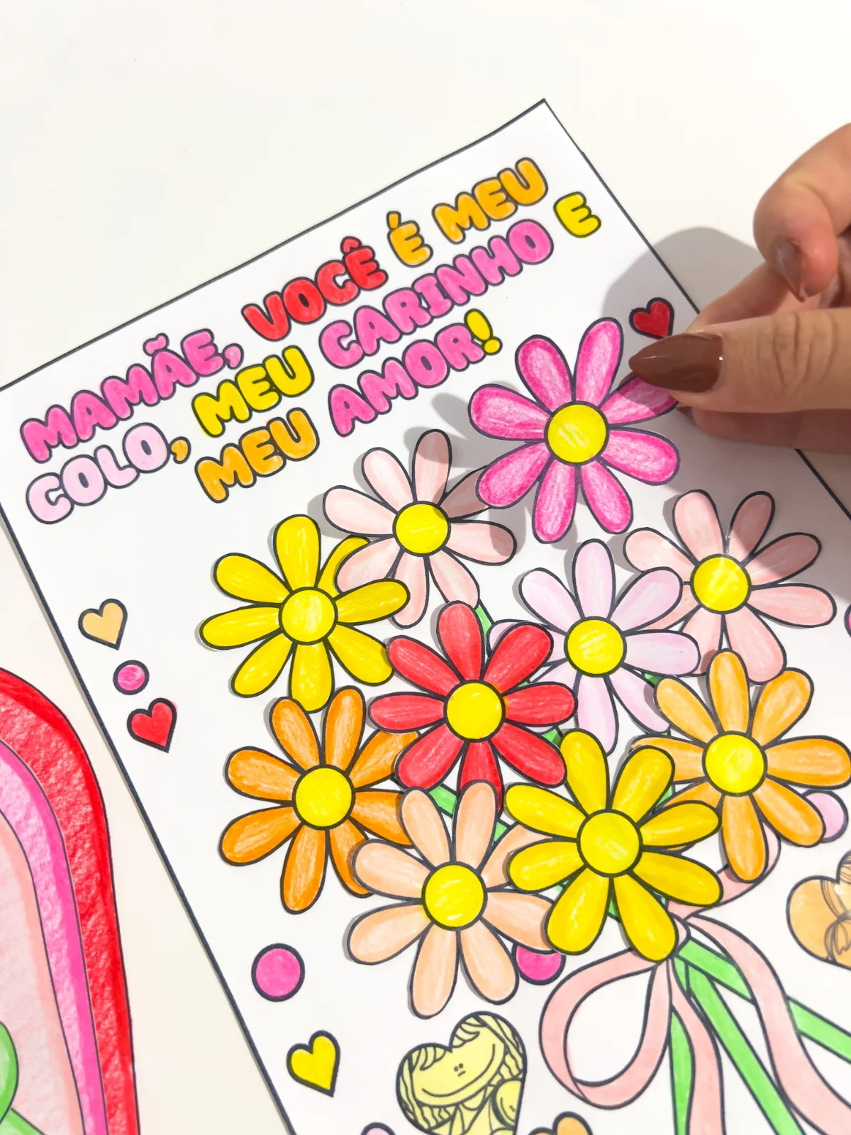 Cartões para Colorir Dia das Mães – Material Pedagógico — amostra 5: Cartões de Dia das Mães para colorir, feitos… Cartões para Colorir Dia das Mães – Material Pedagógico — amostra 5: Cartões de Dia das Mães para colorir, feitos…