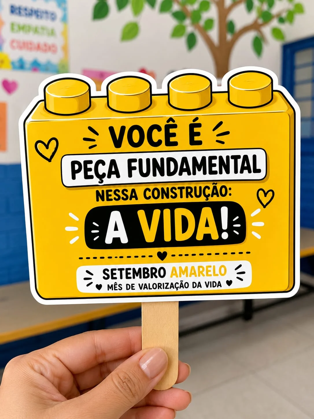 Cartões Setembro Amarelo mimo para todas as idades — amostra 1: 💛 CARTÕES SETEMBRO AMARELO