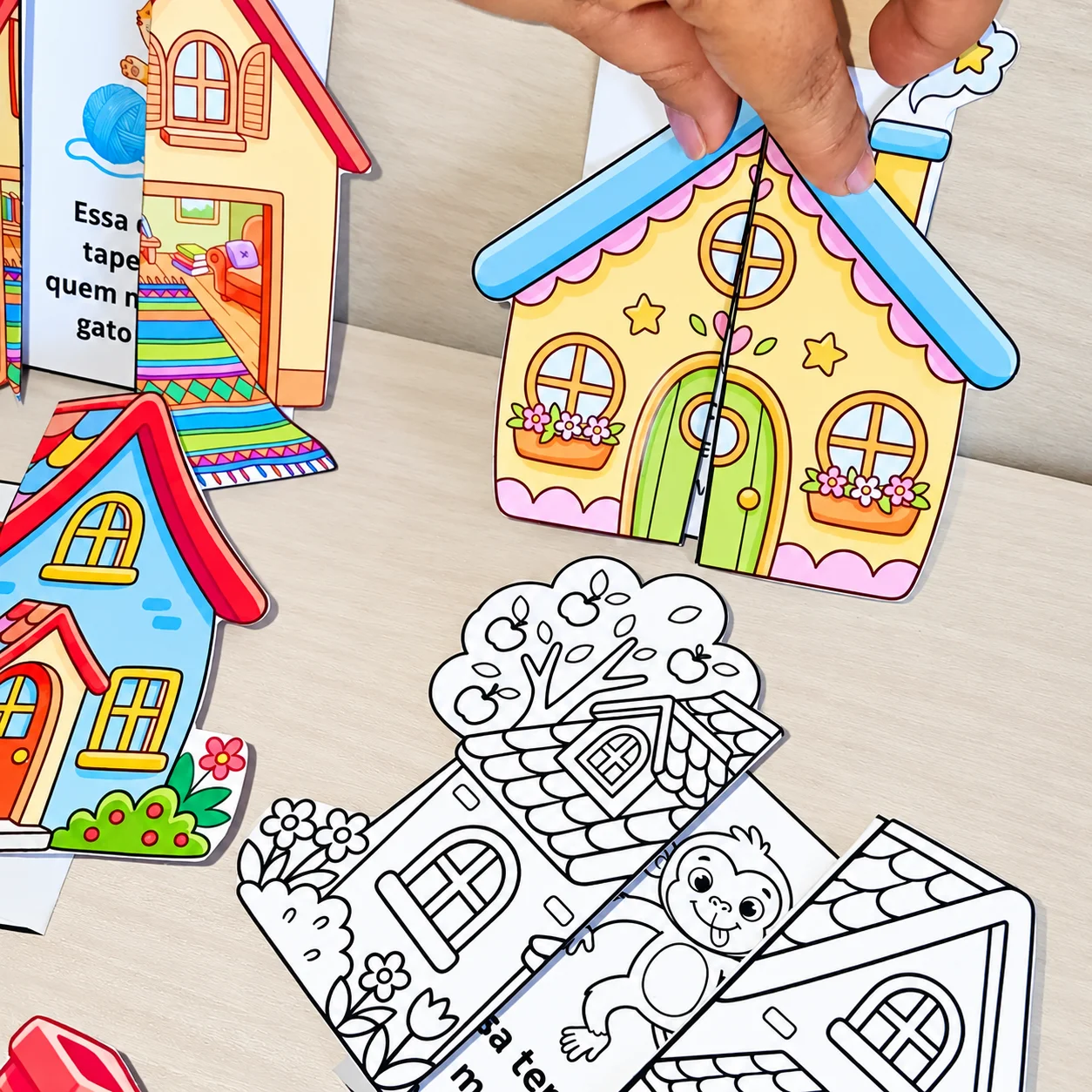 Casinha da Leitura: Atividade Lúdica de Alfabetização — amostra 3: Encante seus alunos com a Casinha da Leitura