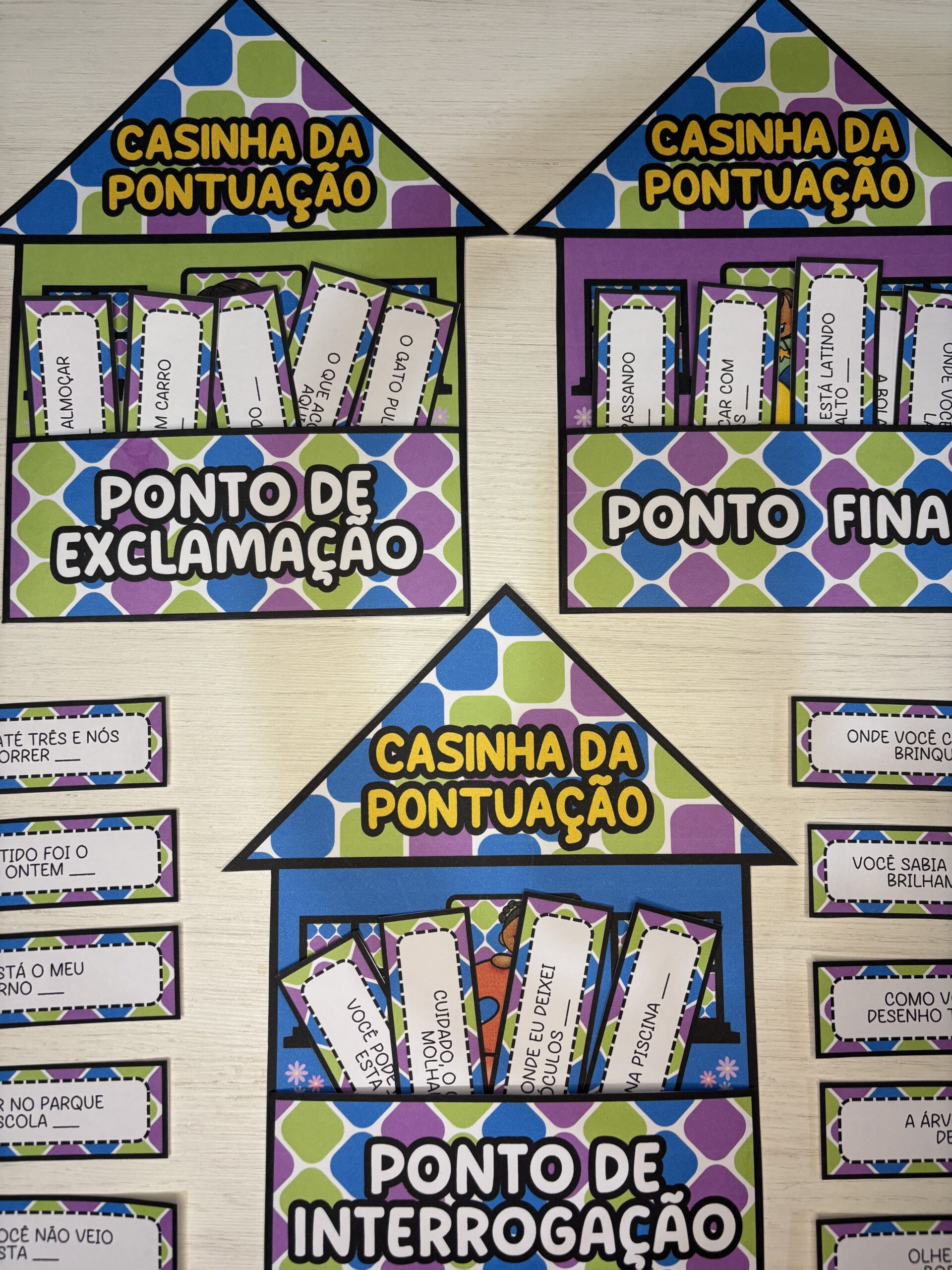 Casinha da pontuação – Material Pedagógico — Atividades para Educação Infantil: Casinha da Pontuação A casinha da pontuação…