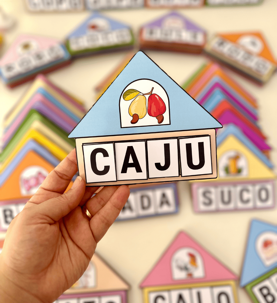 Casinha das Palavras: PDF para Alfabetização e Educação Especial — amostra 6: A Casinha das Palavras é um PDF para imprimir…