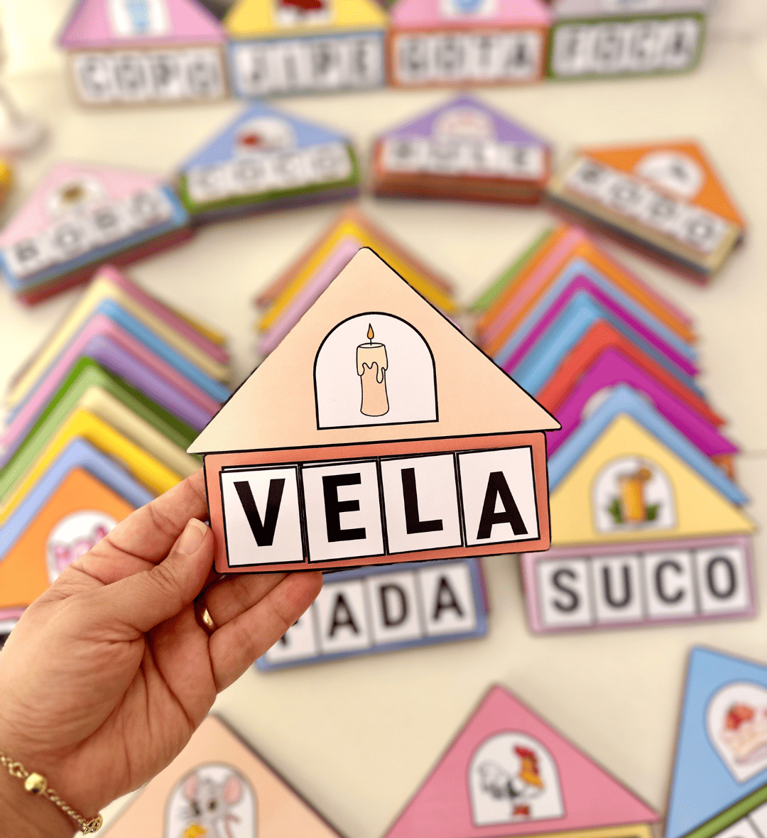 Casinha das Palavras: PDF para Alfabetização e Educação Especial — amostra 7: A Casinha das Palavras é um PDF para imprimir…