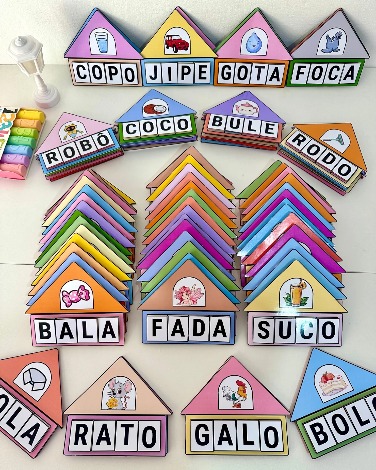 Casinha das Palavras — capa do material