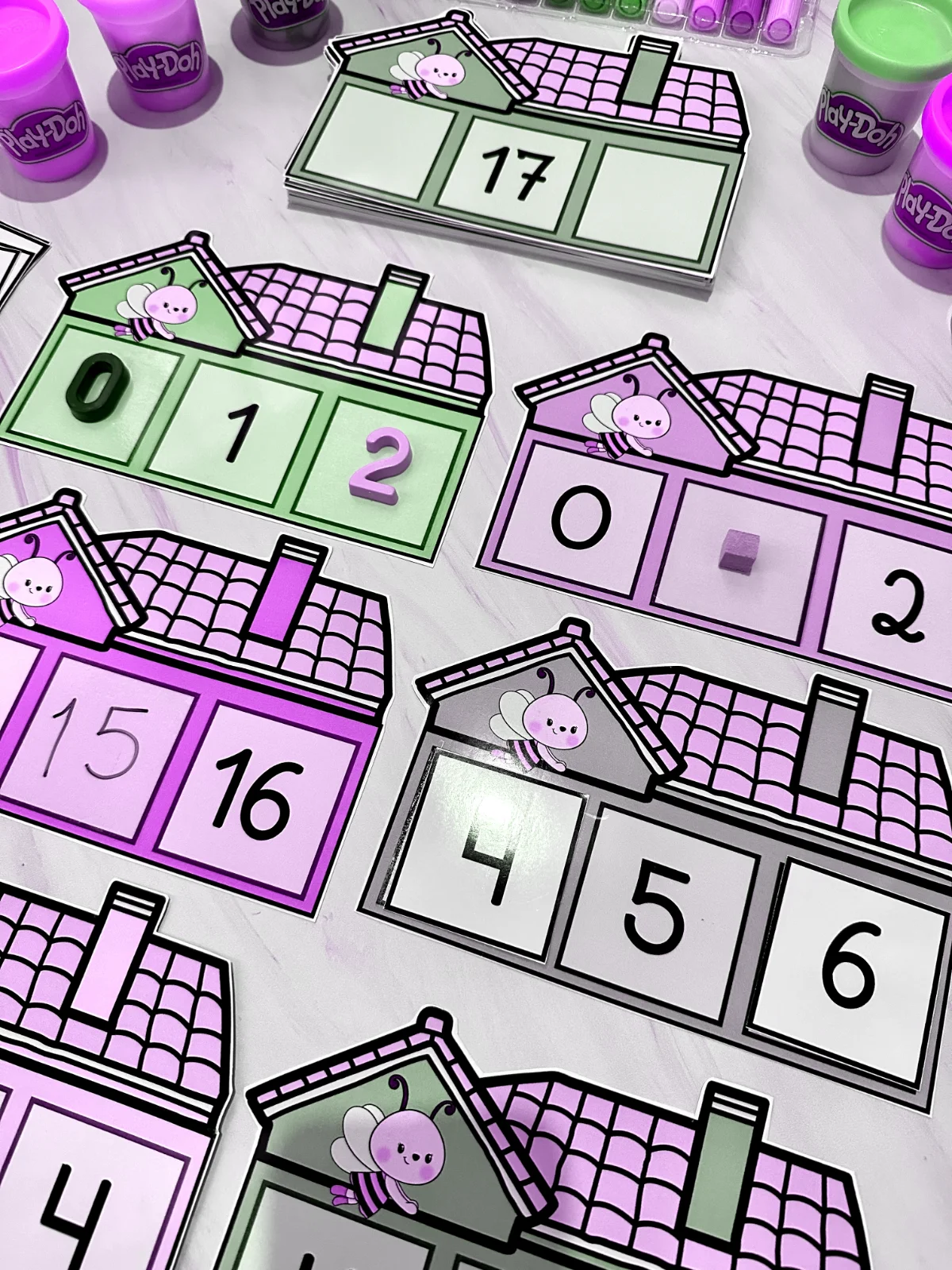 Casinha dos numerais – Material Pedagógico — amostra 5: Arquivo Casinha dos Números para trabalhar sequência numérica com…