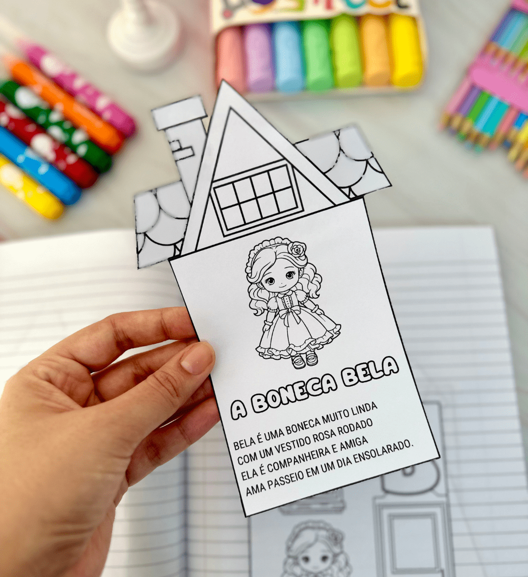 Casinhas do Alfabeto em PDF com Textos Rimados para Colorir — amostra 4: Para quem é indicado e quais habilidades explorar