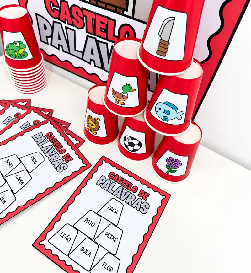 Castelo de Palavras | Alfabetização pré escola e 1° ao 3° ano — amostra 1: Um recurso desenvolvido para estimular leitura,…