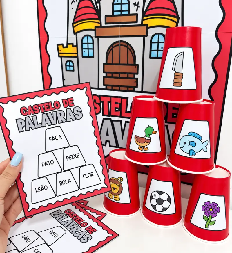 Castelo de Palavras | Alfabetização pré escola e 1° ao 3° ano — amostra 3: Um recurso desenvolvido para estimular leitura,…