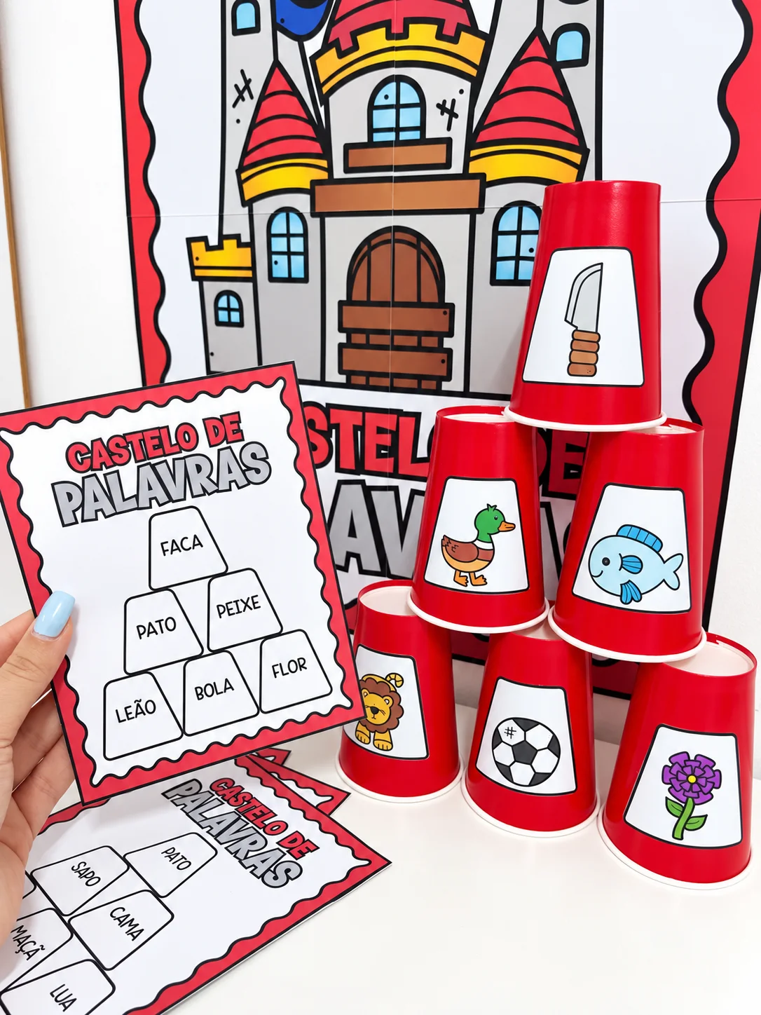 Castelo de Palavras | Atividade de Leitura e Alfabetização — amostra 1: O Castelo de Palavras transforma a aprendizagem em…