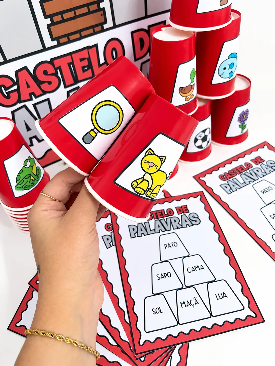 Castelo de Palavras | Atividade de Leitura e Alfabetização — amostra 2: O Castelo de Palavras transforma a aprendizagem em…