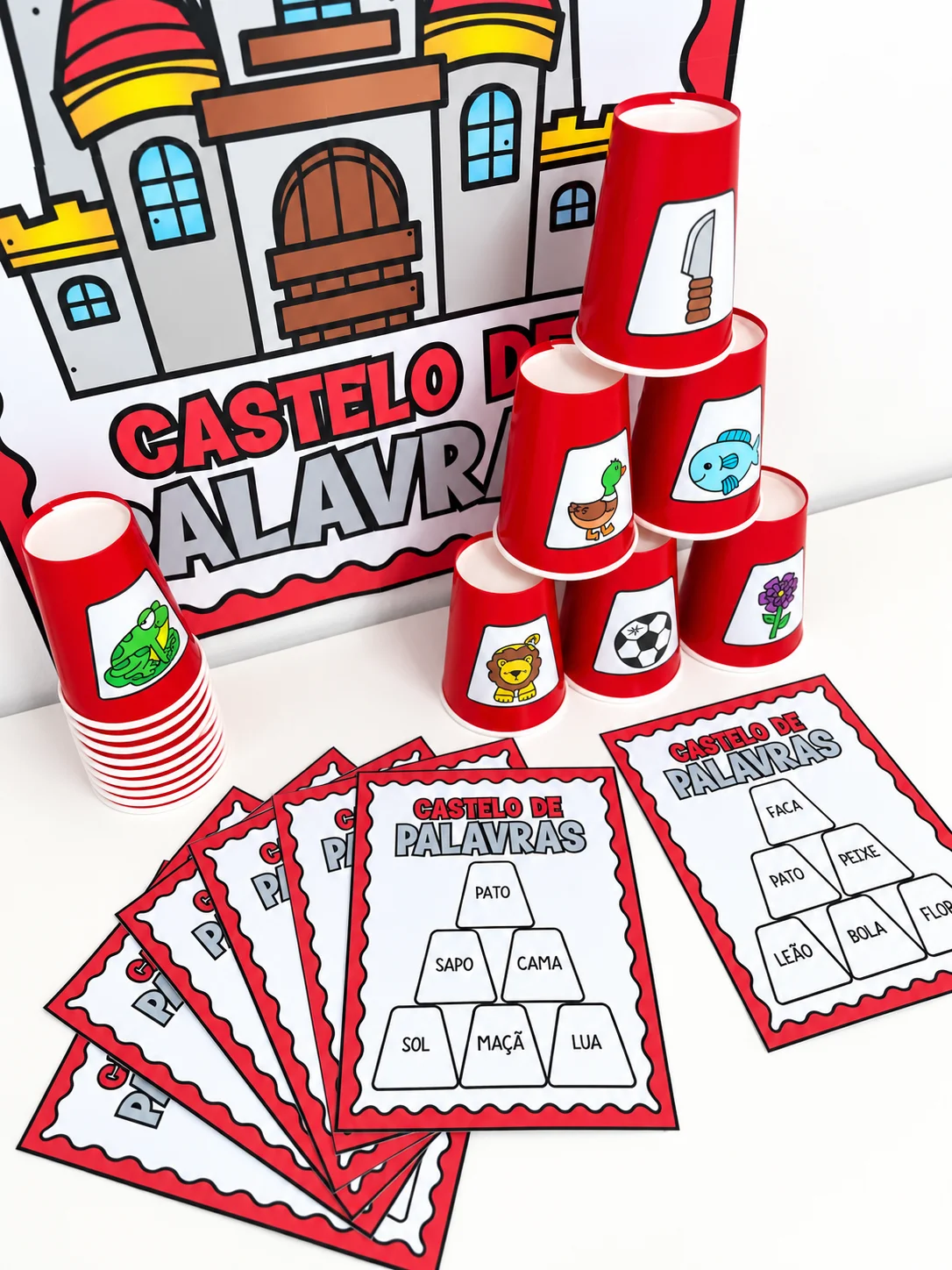 Castelo de Palavras | Atividade de Leitura e Alfabetização — amostra 3: O Castelo de Palavras transforma a aprendizagem em…