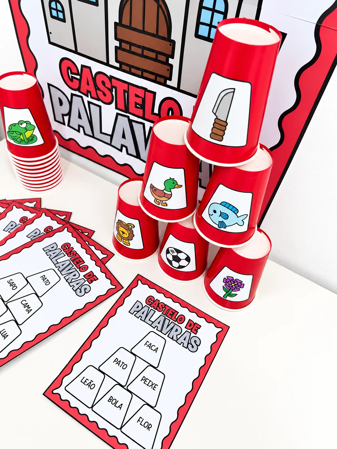 Castelo de Palavras | Atividade de Leitura e Alfabetização — amostra 4: O Castelo de Palavras transforma a aprendizagem em…