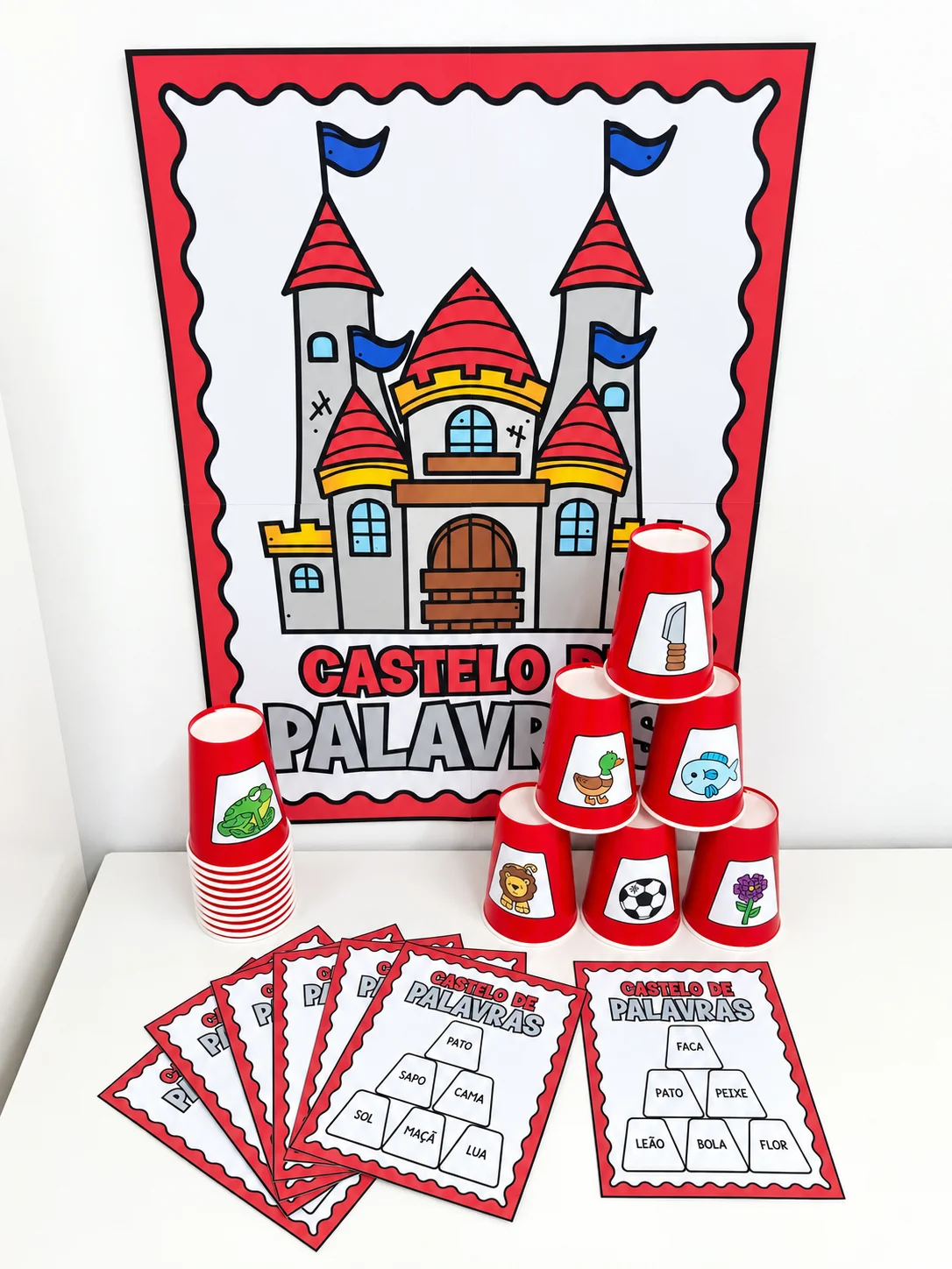 Castelo de Palavras | Atividade de Leitura e Alfabetização — amostra 5: O Castelo de Palavras transforma a aprendizagem em…