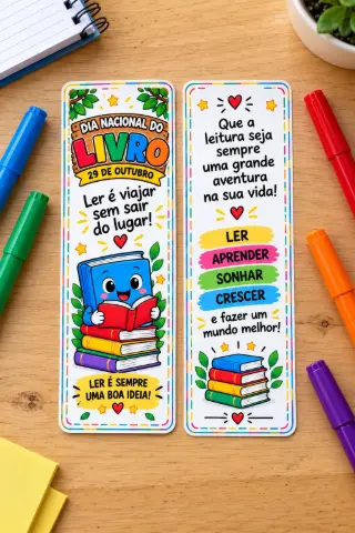 Celebração da Leitura com Painéis, Coroa e Marca-Páginas — amostra 1: Uma celebração completa da leitura