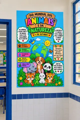Celebração dos Animais com Painel, Coroa e Cartão — amostra 3: Como usar Celebração dos Animais com Painel, Coroa e Cartão — amostra 3: Como usar