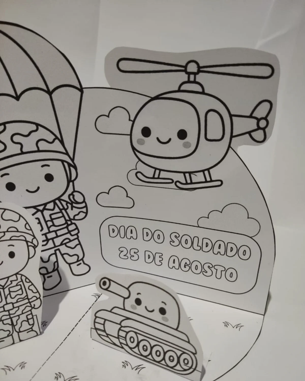 CENÁRIO 3D DIA DO SOLDADO – PDF para Imprimir — amostra 2: Para quem é indicado